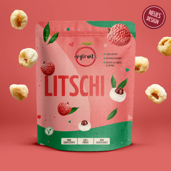 Litchis lyophilisés